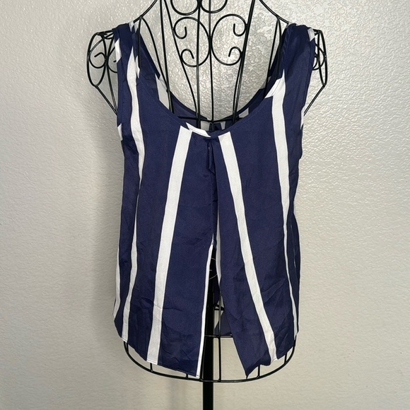 BCBGeneration navy + white striped top - Picture 2 of 3